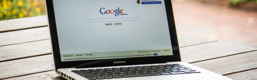 a laptop on the table